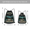 trust Me I'M A Day Trader Bull Forex Trading Quote Drawstring Backpack School Schoolbag Storage Bag Bags For Travel Sports Bag 91Ow#