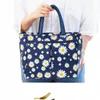 Gänseblümchen Gedruckt Mittagessen Tasche Thermische Insulati Große Kapazität Handtasche Nette Picknick Getränke Lunch Box Lagerung Tasche Tragbare Mittagessen Beutel S2yq #