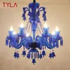 Kronleuchter TYLA Luxuriöser Stil Kristall Pendelleuchte Europäische Kerze Kunst Wohnzimmer Restaurant Schlafzimmer Villa Kronleuchter