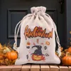 10pcs Candy Wrap Bags Mehrfache Trick- oder Behandlungsbeutel mit unterschiedlichen Designs Candy -Beutel für Halen -Gefälligkeiten Vorräte W6ZA##
