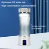 Water Bottles Hydrogen-rich Cup Portable Hydrogen Bottle Generator For Travel Home Use Quick Electrolysis Exercise