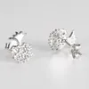 Boucles d'oreilles en argent Sterling 925, minimaliste, mignon, ananas, pour femmes et filles, or Rose, bijoux fins, accessoires, cadeaux pour amis