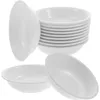 Plates 20Pcs Sauce Bowls Round Seasoning Dish Sushi Dipping Bowl Condiment Trays Appetizer Plate For Soy Ketchup ( White ) Set