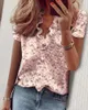 Women's Blouses 2024 Summer Women Short Sleeved Ruffled Edge Shirt Fashionable Solid Color Cotton Female