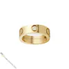 Love Jewelry Designer for Women Gold Ring 3 Diamonds Titanium Steel Rings Gold-Plated Never Fading Nongergic, Store/21621802