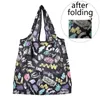 nyl Eco Shop Bags Storage Sturdy Portable Fr Grocery Kawaii Reusable Foldable Small Tote Travel Machine Wable t9sa#