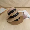 Wide Brim Hats Straw Hat Ladies Bee Bow Summer Outing Sunscreen Sunshade European and American Retro Leisure All-match Top Hatwide Bucket Hats