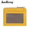 Baellerry New Mini Women Wallets Carte portefeuille Slip Zipper Pu Leather Top Quality Fi Femelle Purse Carte Holder Wallet W6Y0 #