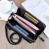 2022 Women Wallet Fr Print Leather Shoulder Straps Shoulder Bag Mobile Phe Big Card Holders Wallet Handbag Pockets Girls Q3NH#