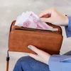 2023 Portefeuille de haute qualité RFID Antift Clutch Sac Femme Femme de grande capacité Habagère à main Dames Femme Purse Carte D5Z4 #