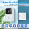 Dörrklockor hem visuell wifi intelligent dörrklocka ringer fjärr röstintercom trådlös övervakning kamera ip