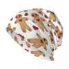 Basker Autumn Winter beanie hatt tunn stickad voodoo dockor mönster mössor varm motorhuven unisex multifunktion häckning mössa
