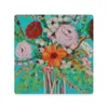 Table Mats Modern Floral Painting Ceramic Coasters (Square) Tea Cups Mug Set Christmas Cute