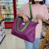 Grande cordão ecológico supermercado loja saco fi bolsa de ombro dobrável portátil saco de mão mercearia à prova dlágua l0c1 #