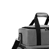 保管バッグ2つの取り外し可能なポーチダブルレイヤー付きアートツール用マニキュアオーガナイザー