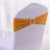 Telai 10/100 pz Elastico Sedia Nodo Paese Decorazione di Cerimonia Nuziale Telai Copertura Posteriore Mariage Hotel Casa Sedile Elegante E Moderno nastro