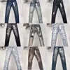 Roxo Jeans Designer Calças Mens Novo Estiramento Slim Dor Rasgado Moda Casual Estilo Rua Top Quality