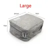 new Portable Waterproof Travel Storage Bag Gadget Organizer Power Bank Phe Charger Headphe Storage Bag with Handle 61b2#