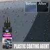 Renovateur en plastique pour la voiture intérieure pièces de rechange Pièces en cuir en cuir liquide cire polonaire Restore restauration plus nettoyant accessoires de pulvérisation S3 Hgkj