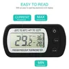 1pc Elektronik Termometre ve Higrometre Dijital LCD Buzdolabı Termometresi Hanehalkı Dondurucu Memurluk Anti Termometre