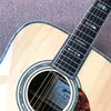41 Hela Abalone Shell Mosaic Black Finger D45 Series Acoustic Acoustic Guitar