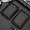 Soft Slim Wallet Purse Pu Leather Femmes Men Men Carte Holder Unisexe Zipper Busin Card Credit Mini Bank Cards Holder T29i #