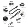 Dog Collars Nylon Reflective Multi-functional Retractable Leash With Car Safety Buckle Seat Belt Protector Travel