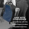 Navy Night Sky Sac fourre-tout à déjeuner isolé pour femmes Space Galaxy Resuable Thermal Cooler Food Bento Box Work School Voyage j33G #