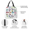 villain Letter Abc Insulated Lunch Bag Matching Evil Alphabet Lore Lunch Ctainer Cooler Bag Tote Lunch Box Travel Food Bag Q6u9#