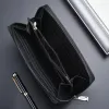 Männer Leder Brieftaschen LG Design kausal Geldbörsen männliche Reißverschluss Brieftasche Münzkartenhalter Slim Mey Bag High -Kapazität Kreditkoffer H2YG#