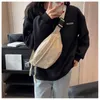 Sac à bandoulière à la mode Femmes Fanny Pack Casual Petite Toile Couple Sacs Sports Poitrine Épaule Mini Hip Sack Femme Bum H8Wd #