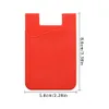 fi ID Card Holder Adhesive Sticker Cell Silice Phe Holder Cellphe Accories Busin Credit Pocket Wallet Case I56q#