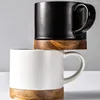マグカップ日本語スタイルの手作りの家庭用セラミックマグセットカバーフィルター可能な残留ティーポータブルトラベル付きコーヒーカップ