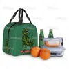 Carto Dinozaur Izolowana torba na lunch dla kobiet nieszczery chłodnica termiczna lunch pudełko dla dzieci w wieku szkolnym torby na jedzenie 96ns#