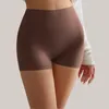 Culotte de sécurité pour femmes, short taille haute sous la jupe, en soie glacée, sans couture, respirant, Boxer pour cyclisme