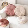 Cuscino/cuscino decorativo zucca di zucca rotonda rosa cuscino morbido cuscino soggiorno divano b b budino ruota decorativo y240401fzw1