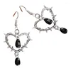 Boucles d'oreilles pendantes à la mode, pendentif en forme de cœur, étoile, perle, goutte Simple, bijoux de déclaration