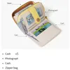 Portfety kota Fi urocze cartos luksusowy damski mały portfel skórzany skórzana karta Pakiet Pakiet żeńska portfelowa torebka dla kobiet 83xu#
