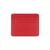 1PC PU Leather d'identité Holder Candy Color Bank Credit Card Box Multi Sllot Slim Card Case portefeuille Femmes hommes Busin Cover Q7LR #