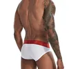 Sous-vêtements hommes lettre imprimé sous-vêtements contraste coton simple taille basse quotidien courageux grande poche boxer hommes Ropa intérieur masculina