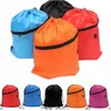 shoe Clothes Sport School Duffle Gym Envirmental Pouch Backpack Pack Drawstring Bag s8Im#