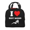 I Love Hot Moms Isulate Isolate Lunch Tote Sac pour femmes enfants portables Colonter Thermal Boîte à lunch Outdoor Food Picnic Clainer Sacs i8fw #