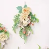 Decorative Flowers 1PC Home Wedding Bouquet Valentine's Day Mother's Birthday Party Decoration Imitation Peony Champagne Series