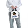 Zeta Phi Beta Lunch Bag for Women Resuable Cooler Thermal Izulowany bento pudełko dzieci w wieku szkolnym Dzieciom do przechowywania piknik