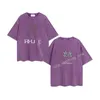 メンズデザイナーrhu TシャツビンテージレトロウォッシュシャツラグジュアリーブランドTシャツThish womens dist shirt Summer surcal Tee Hip Hop Topsショーツ服