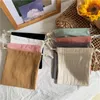 3pcs Cott Drawstring Storage Pouch 14X16cm Packaging Gift Bag Women Jewelry Organizer Christmas Drawable Bag Present x49v#