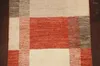 Mattor Modern Geometric Gabbeh Kashkoli Oriental Area Rug Hand-Knotted Foyer Carpet 3x4 vardagsrumsdekoration