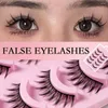 Falsche Wimpern 5 Paar 3D Nerz Wimpern Weiche Natürliche Lange Wimpern Wispy Verlängerung Faux Flauschigen Werkzeuge Make-Up Wiederverwendbare H8A5