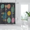 Shower Curtains Waterproof Fabric Bathroom Curtain Accessories 180x200 Bath For 240 416 Nordic Boho Decoration