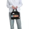 chemistry Teacher Periodic Table Insulated Lunch Tote Bag for Kid Science Lab Tech Portable Thermal Cooler Food Lunch Box School e2Nu#
